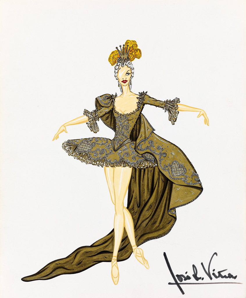 JOSÉ LUIS VIÑAS. Showgirl * Cat woman and ballerina.